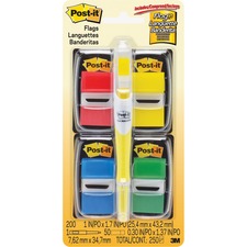 Post-it® Assorted Primary Colors Value Pack with Flag Highlighter