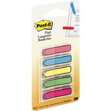 Post-it&reg; 1/2"W Arrow Flags in On-the-Go Dispenser - Bright Colors