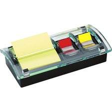 Post-it&reg; Pop-up Note and Flag Dispenser with Pop-up Style Notes and 1" Flags