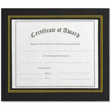 NuDell Flat Leatherette Document Frames