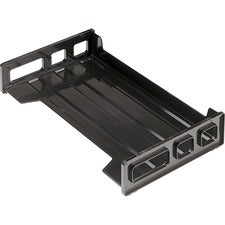 OIC Black Side-Loading Desk Trays