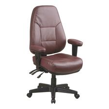 Office Star EL4300 Professional High-Back Leather Chair