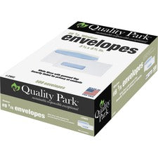 Quality Park Check Window Side Seam Tint Envelopes