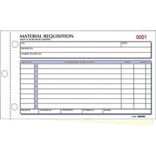 Rediform Material Requisition Purchasing Forms