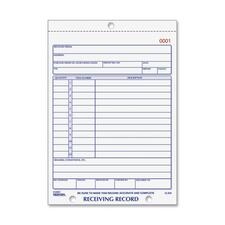 Rediform Carbonless Receiving Record Slip Book