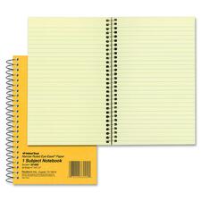 Rediform Brown Board 1-Subject Notebooks