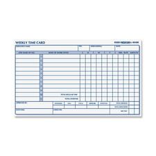 Rediform Weekly Time Cards