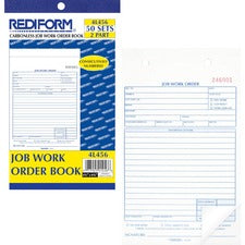 Rediform 2-part Job Work Order Book