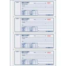 Rediform Money Receipt 4 Per Page Collection Forms