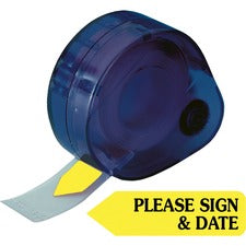 Redi-Tag Please Sign and Date Arrows In Dispenser