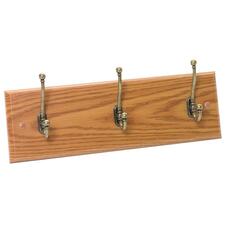 Safco 3-Hook Wood Wall Rack