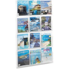 Safco 12 Pocket Magazine Display