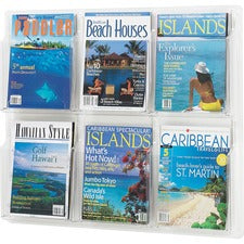 Safco 6-Pocket Magazine/Literature Display Rack