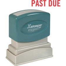 Xstamper PAST DUE Title Stamp