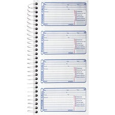 Sparco 4CPP Carbonless Telephone Message Book