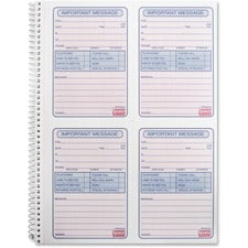 Sparco 4CPP Carbonless Telephone Message Book