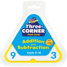 Trend Three-Corner Add/Subtract Flash Card Set