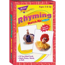 Trend Rhyming Words Match Me Flash Cards