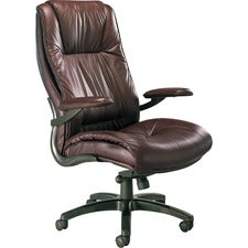 Mayline Ultimo Leather High-Back Chair