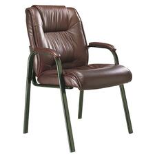 Mayline Ultimo Tiffany Top Grain Leather Guest Chair