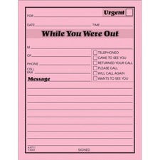 TOPS While You Were Out Message Pads