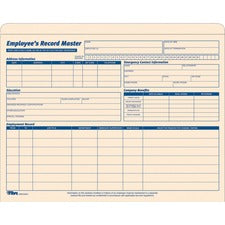 TOPS Employee Record Master File Jackets
