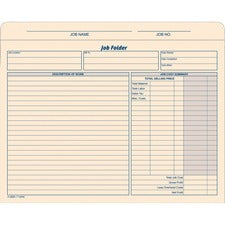 TOPS Job Folder File Jacket