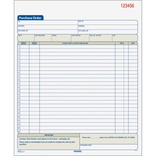 TOPS Carbonless 2-Part Purchase Order Books