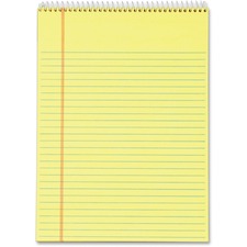 TOPS Docket Perforated Wirebound Legal Pads - Letter