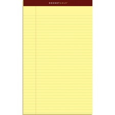 TOPS Docket Gold Legal Pads - Legal