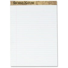 TOPS Second Nature Legal Rule Recycled Writing Pad