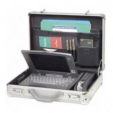Solo Carrying Case (Attach&eacute;) Notebook - Silver