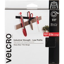 VELCRO Brand Industrial Strength . Low Profile 10ft x 1in Roll. Black