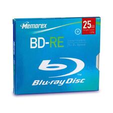 Memorex Blu-ray Rewritable Media - BD-RE - 2x - 25 GB - 1 Pack Jewel Case